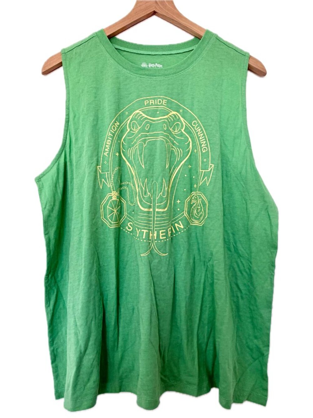 New Torrid Harry Potter Slytherin Classic Fit Crew Tank Top - Size 2X